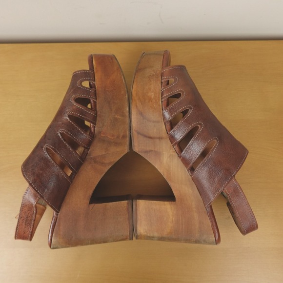 Bed Stu Sandals Fontella Slingback Platform Heels - Picture 9 of 16